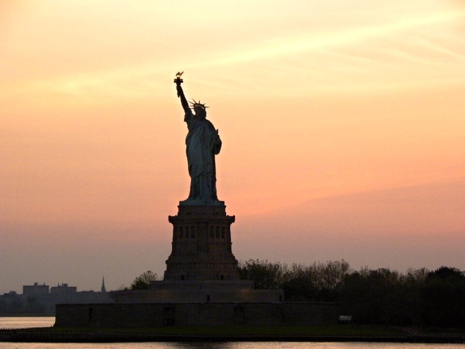 New york manhattan statue of liberty
