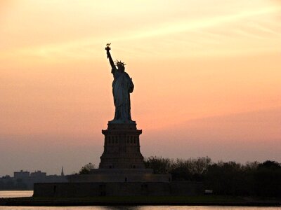 New york manhattan statue of liberty photo