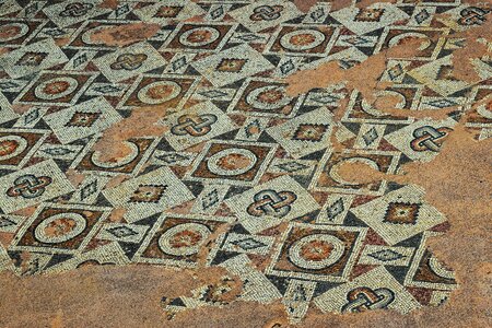 Mosaic art remains