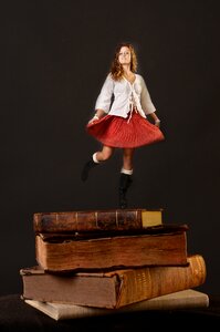 Girl ballet students
