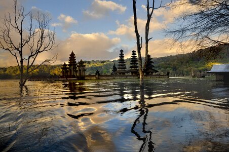 Panorama rest mirroring photo