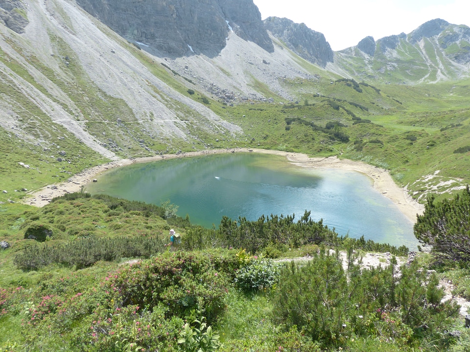 Bergsee alpine lake water photo