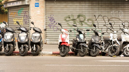 Motorbike motor brown bike photo