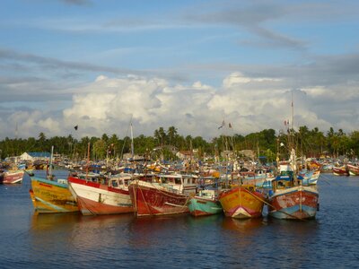 Sri lanka port colorful