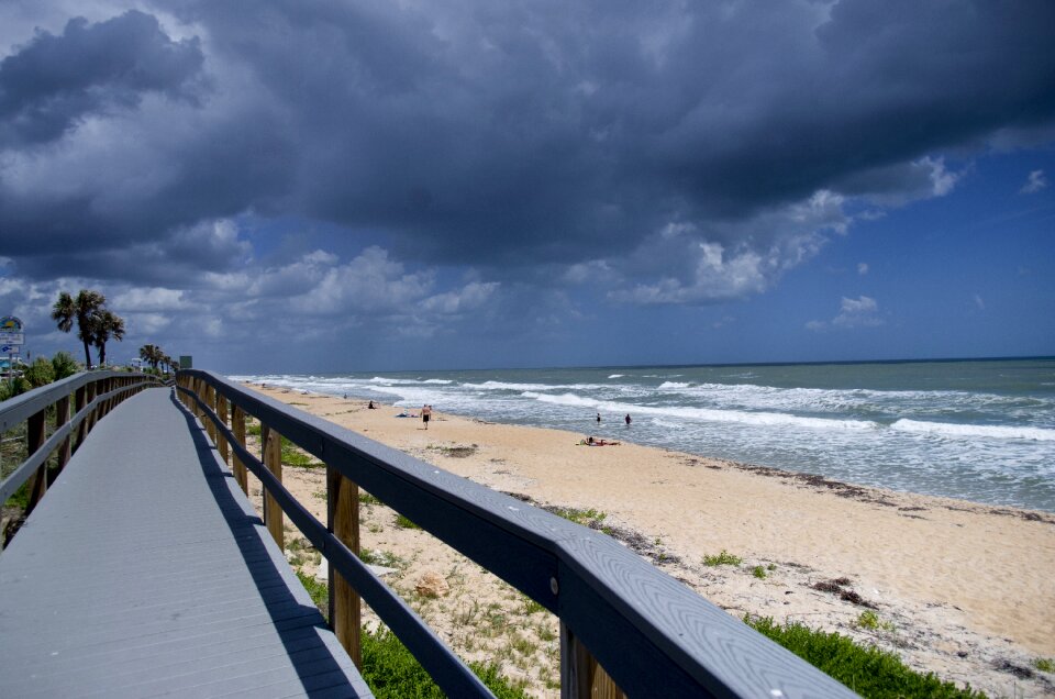 Sand vacation storm