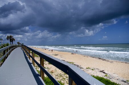Sand vacation storm