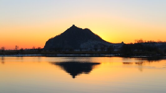 Sunset yalu river