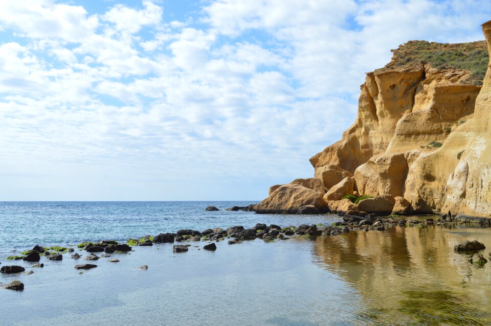 Costa cliff landscape