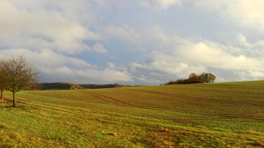 Landscape sunshine upper franconia