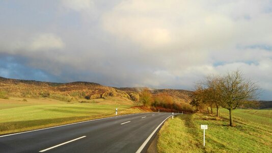 Landscape sunshine upper franconia