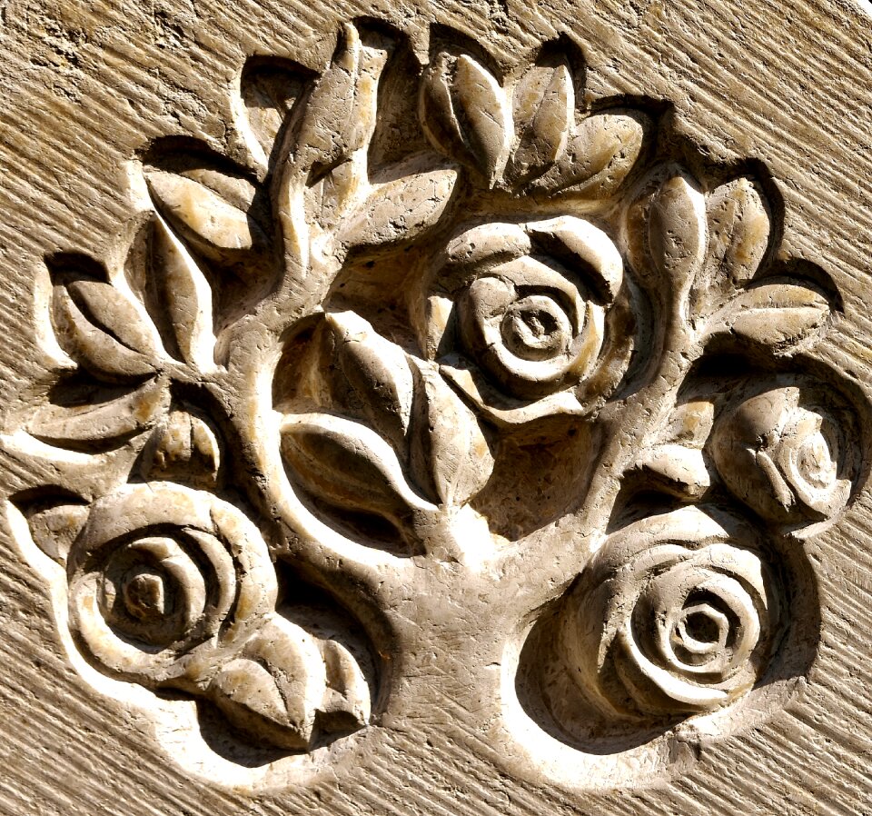 Stone sculpture relief