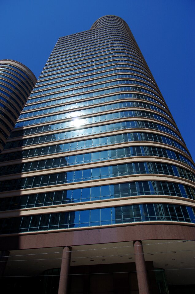 Skyscraper office downtown
