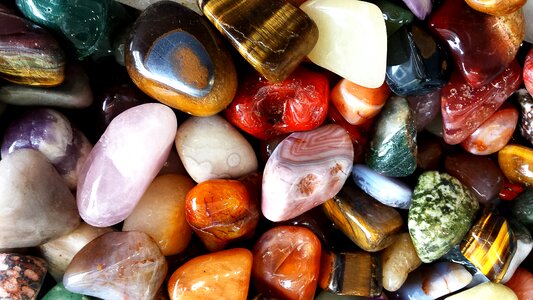 Stones colorful deco
