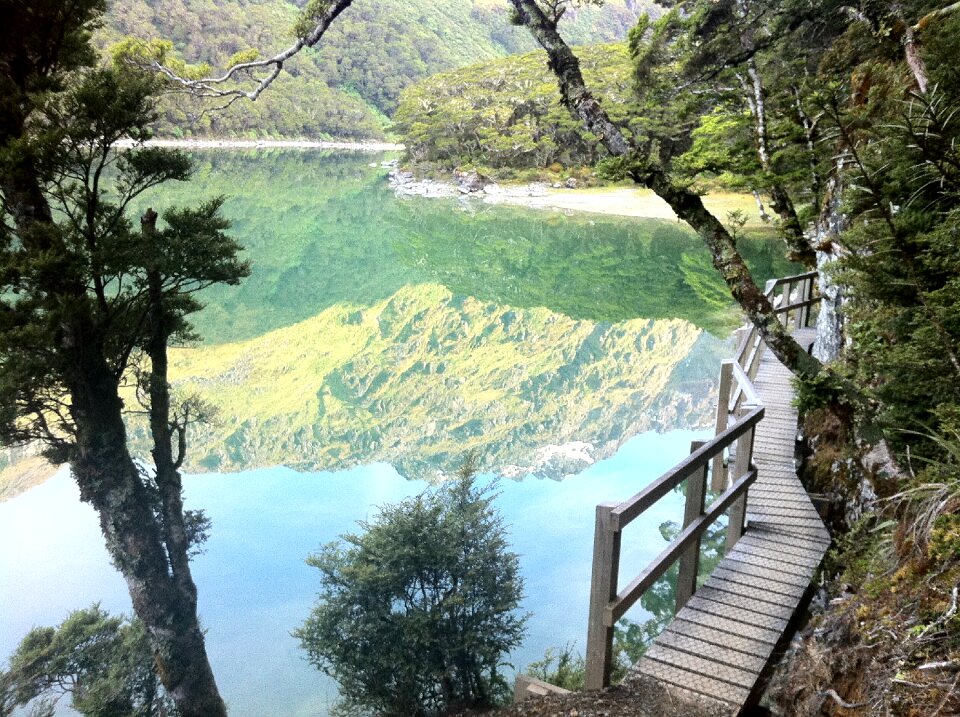 Landscape water alps