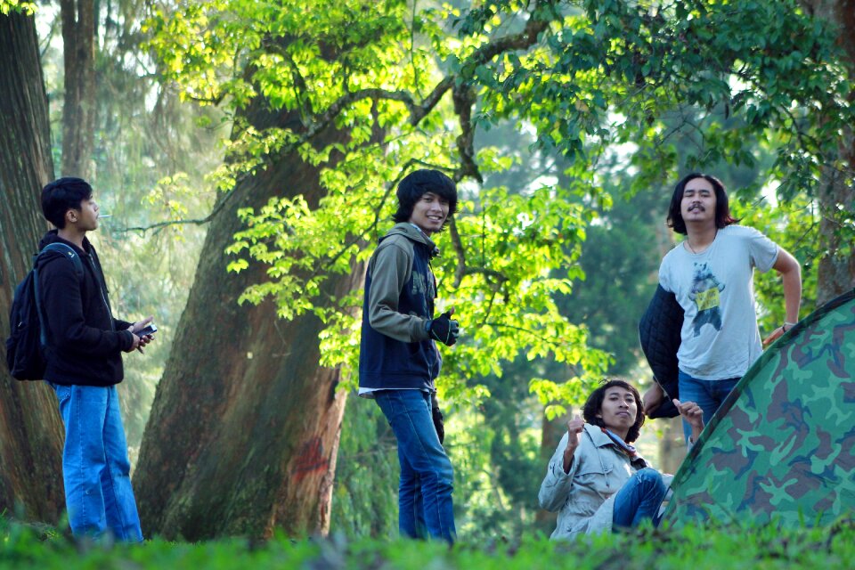 Adventure camping nature