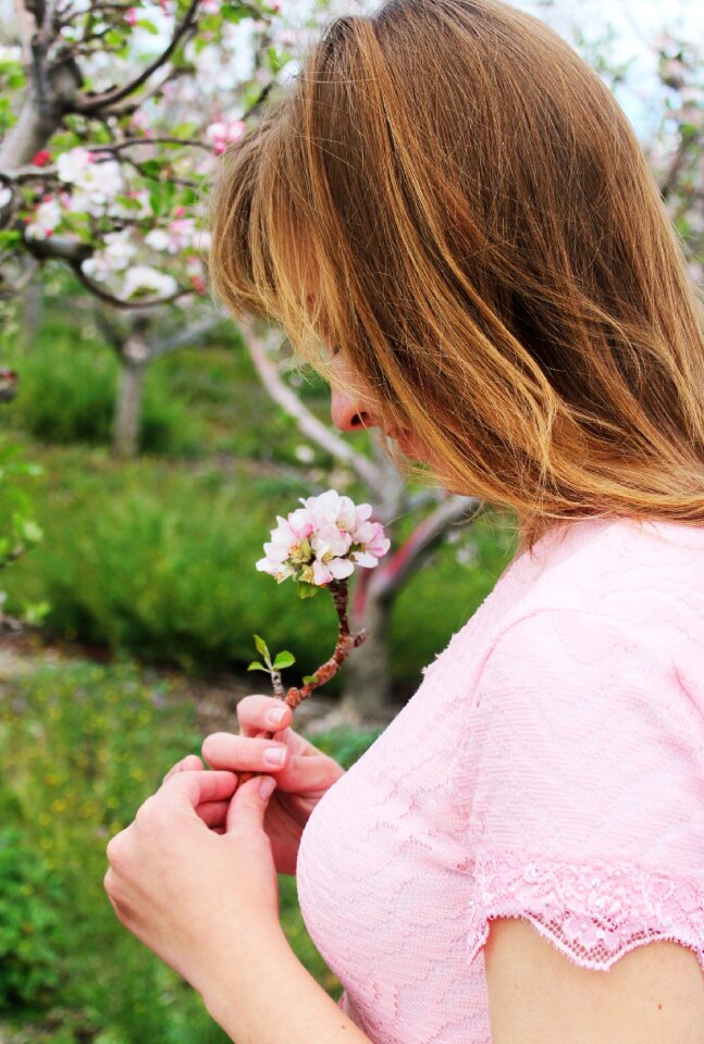 Young lady pink
