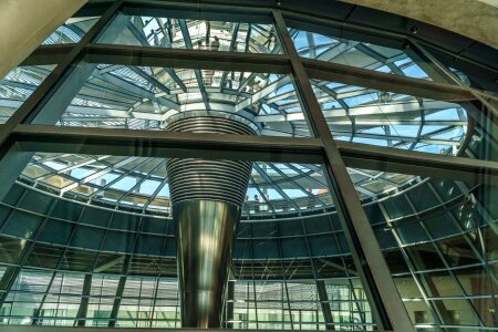 Reichstag dome perspective photo