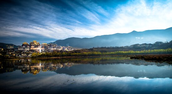 Temple plateau tibetan culture