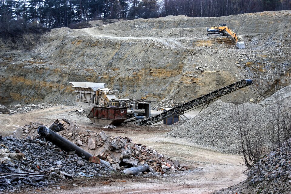 Concrete removal excavators