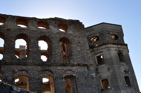 Castle ujazd the ruins of the