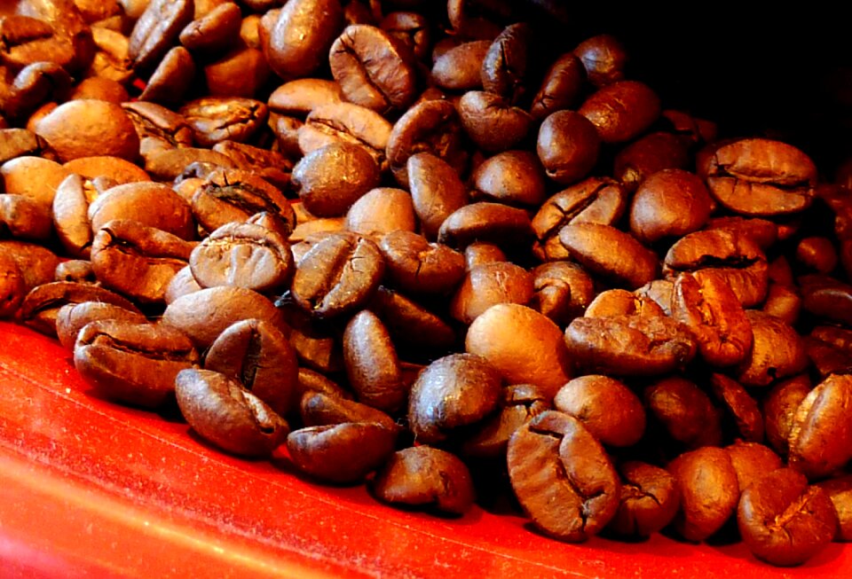Caffeine roasted roasting