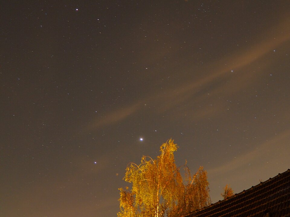 Starry sky night sky dark