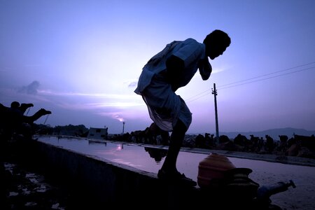 Water early morning asia photo