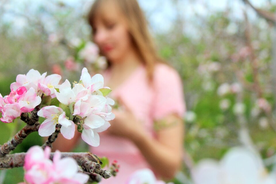 Young lady pink