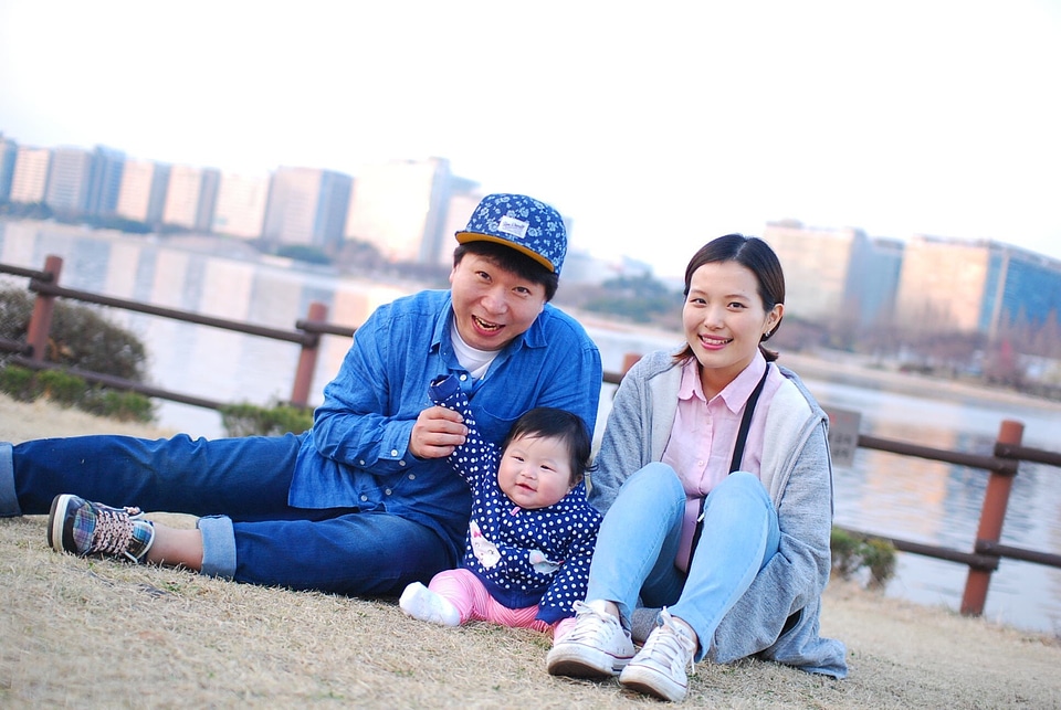 Smile parents child