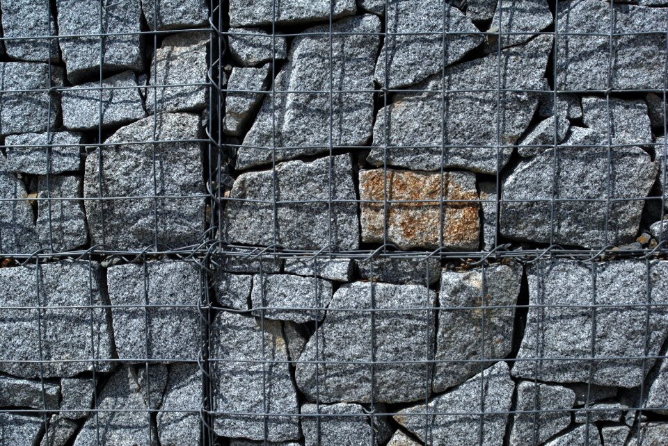 Fence stones granite