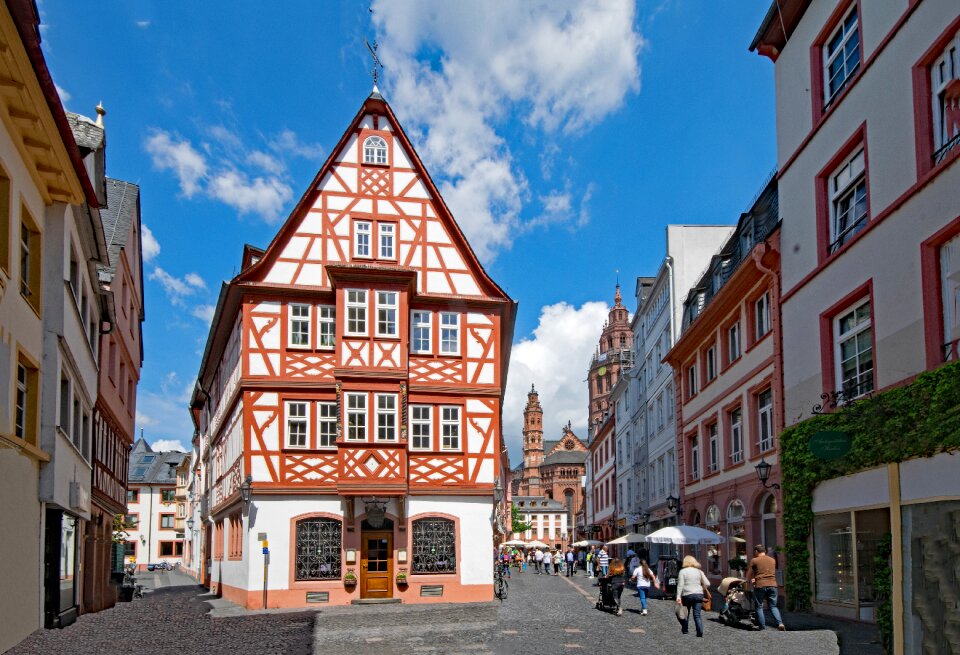 Europe old building historic center