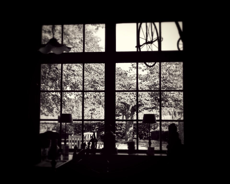 Window black and white Free photos