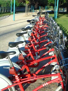 Walk pedal red bike