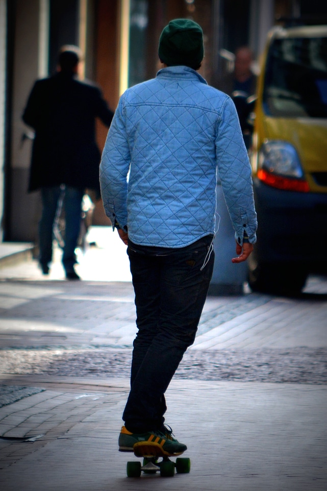 Skater people skateboard