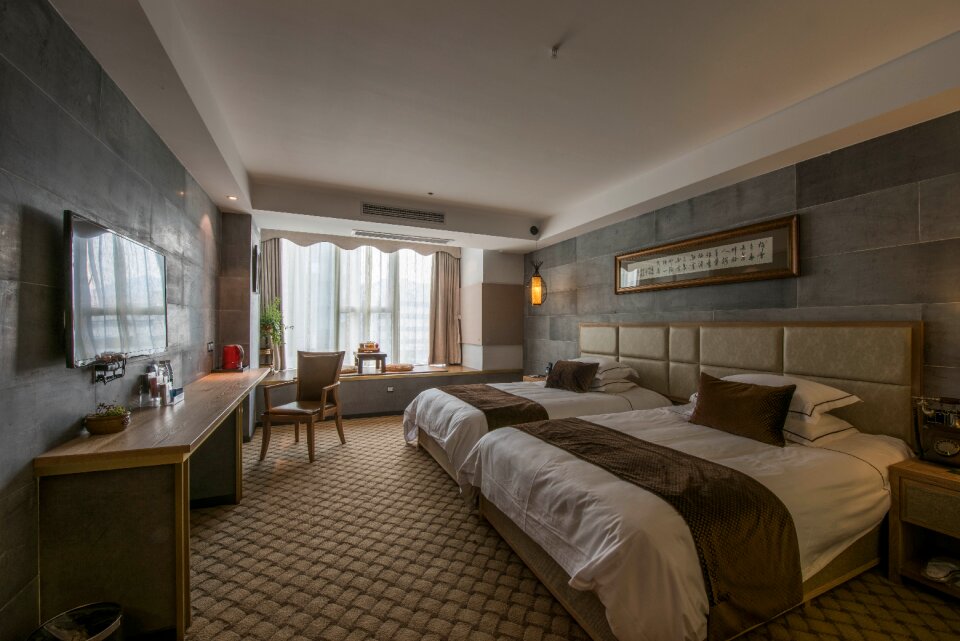 Interior brown bed