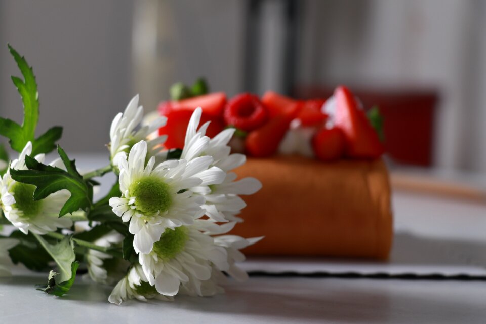 Cake food flower