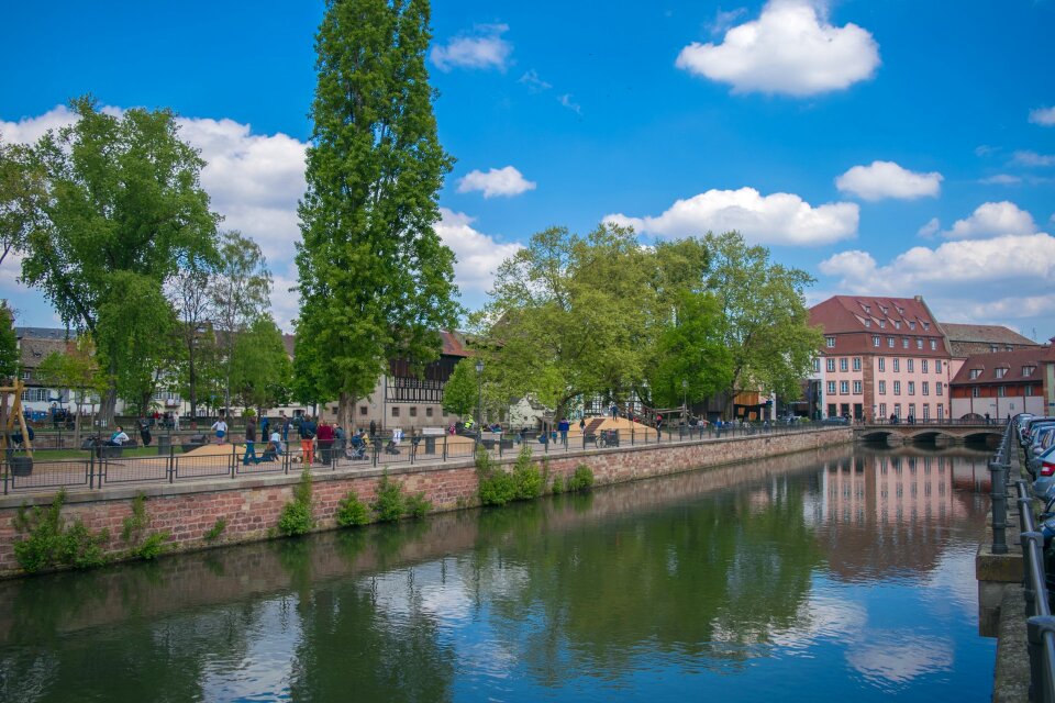 River sky blue