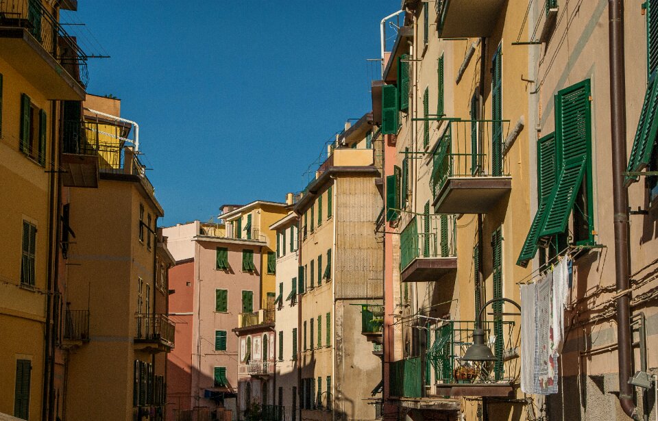 Lane balconies shutters