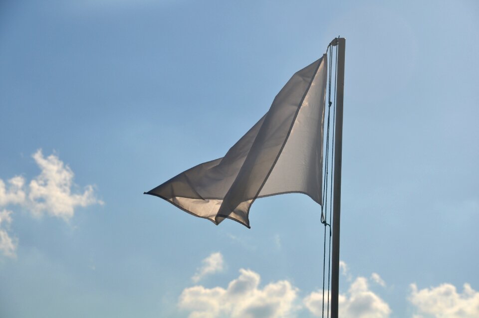 Flag sea summer