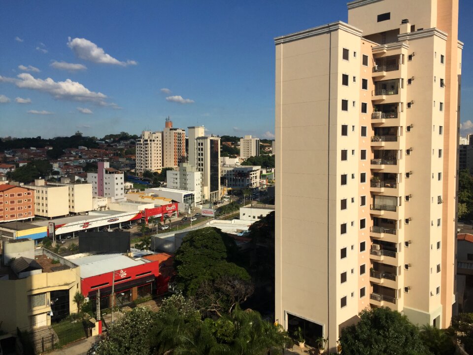 View of the city of campinas in the heights landscape