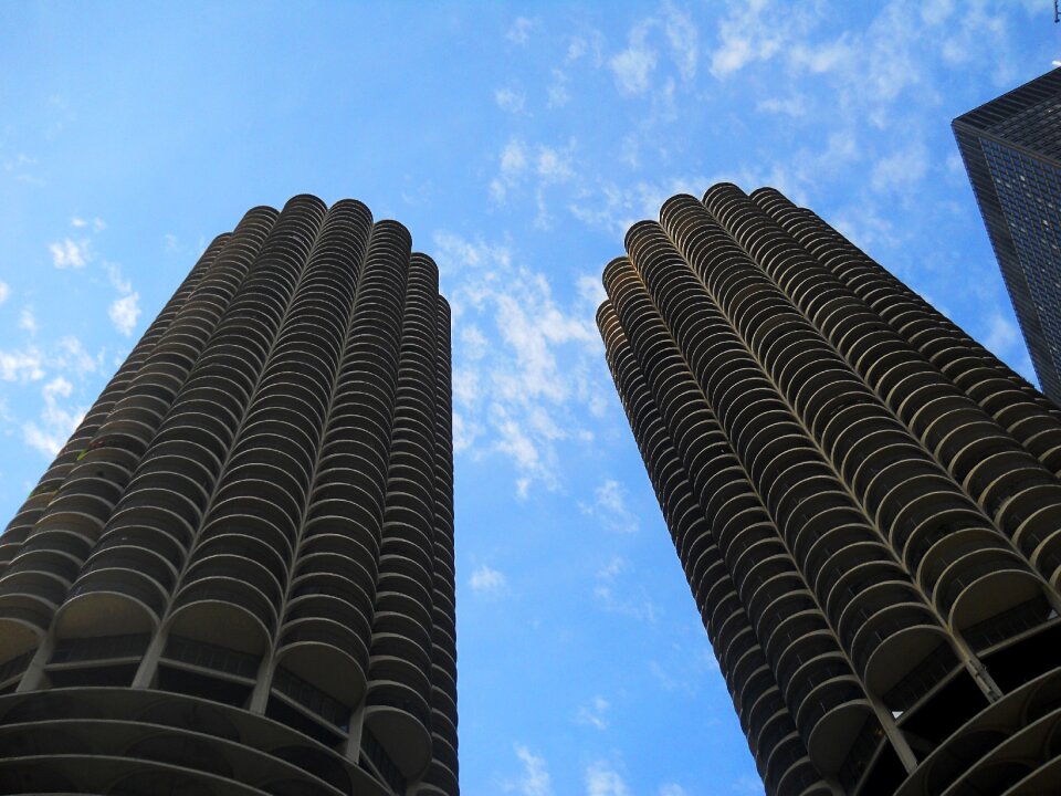 Skyscraper architecture urban