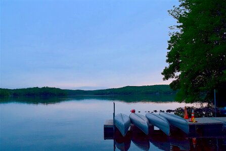 Lake boat nature