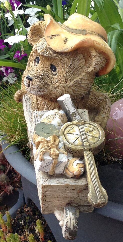 Cart decoration garden decoration