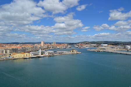 Port view mediterranean photo