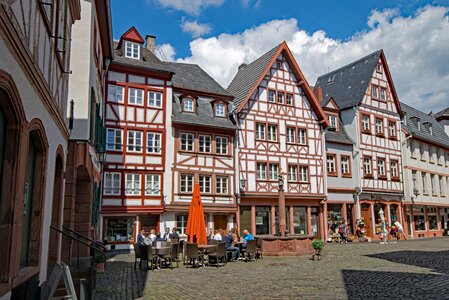 Europe old building historic center
