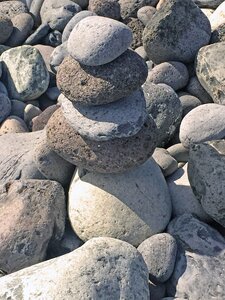 Stones tower stones pebbles