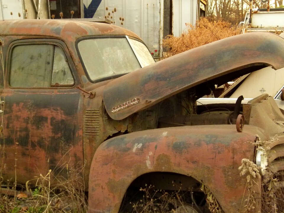 Automobile scrap wreck