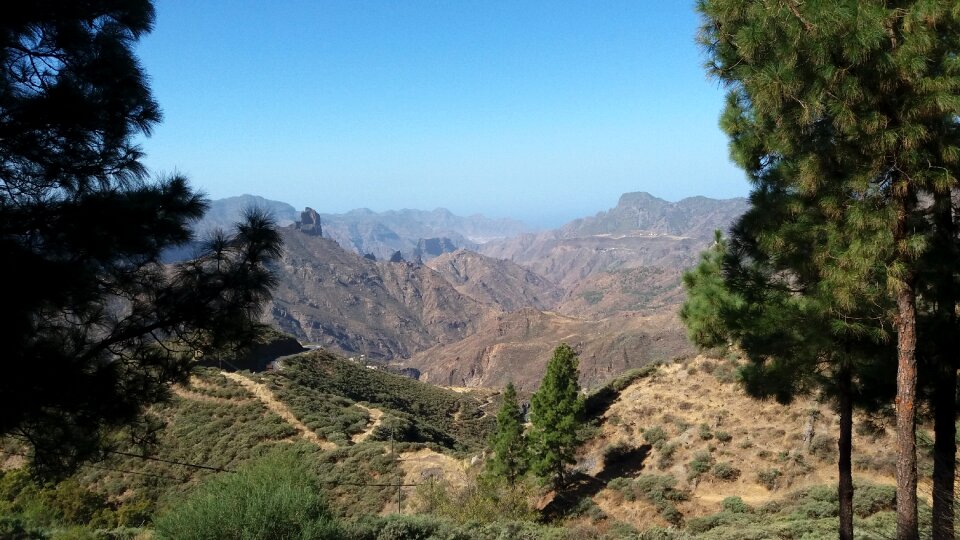 Gran canaria mountain landscape