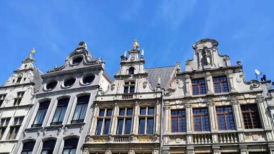 Facade old belgium photo