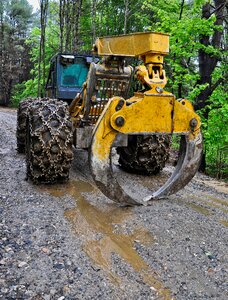 Equipment forestry log photo